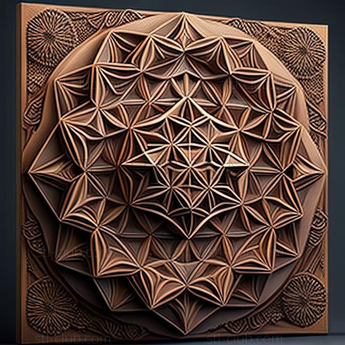 3D model st sacred geometry (STL)